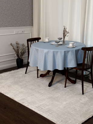Турецкий прямоугольный ковёр 00013B BEIGE / WHITE