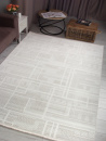 Турецкий прямоугольный ковёр 00019A GREY / WHITE
