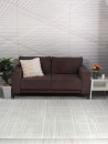 Турецкий прямоугольный ковёр 00019A GREY / WHITE
