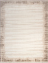 Турецкий прямоугольный ковёр 00020B BEIGE / WHITE