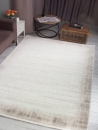 Турецкий прямоугольный ковёр 00020B D.BEIGE / WHITE