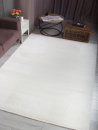 Турецкий прямоугольный ковёр 00025A CREAM / WHITE