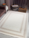 Турецкий прямоугольный ковёр 00086A WHITE / L.BEIGE