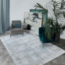 Турецкий прямоугольный ковёр  T1871LL GREY/GREY