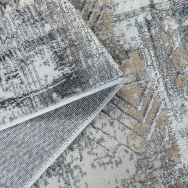 Турецкий прямоугольный ковёр  T1873LL GREY/GREY