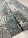 Турецкий прямоугольный ковёр 9009A GREY - GREEN