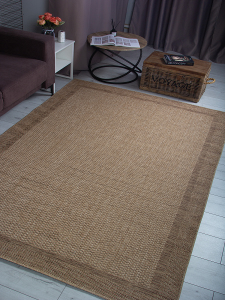 Турецкий прямоугольный ковёр ST054A BROWN