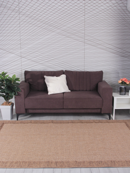 Турецкий прямоугольный ковёр ST054A JUTE