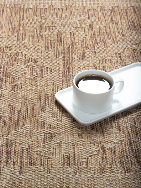 Турецкий прямоугольный ковёр ST056A BROWN