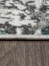 Российский овальный ковёр 00065A TURQUOISE / GREY