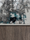 Российский прямоугольный ковёр 00065A TURQUOISE / GREY