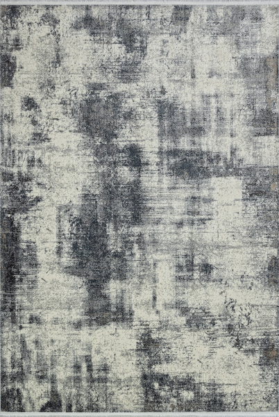 Российский прямоугольный ковёр 00067 CREAM / BLUE