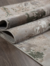 Российский прямоугольный ковёр 00085A L.GREEN / BEIGE