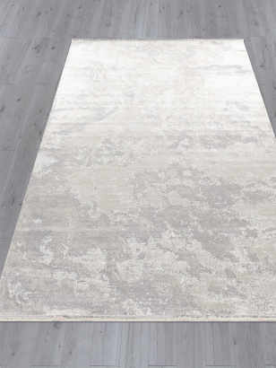 Российский прямоугольный ковёр 00267 GREY / BEIGE