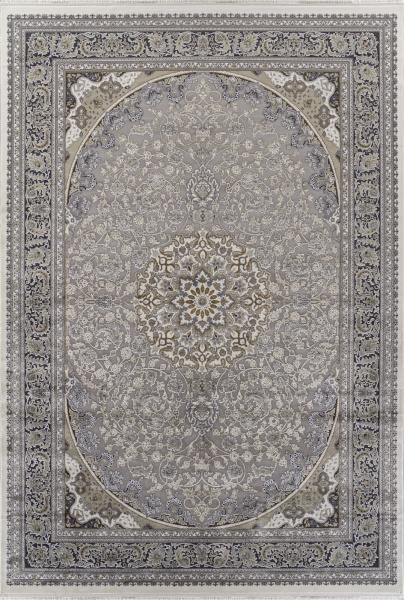 Российский прямоугольный ковёр 00268 GREY / BEIGE