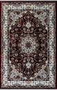 Российский прямоугольный ковёр 00642A BURGUNDY / BURGUNDY