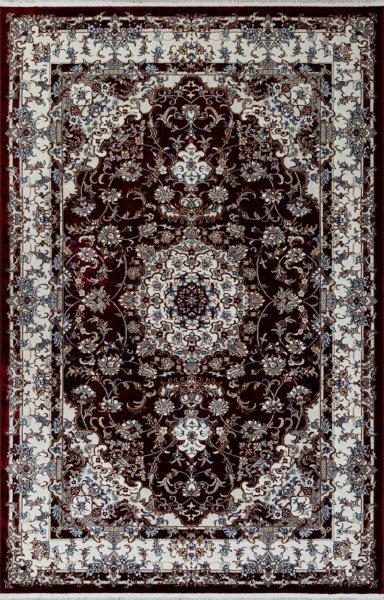 Российский прямоугольный ковёр 00642A BURGUNDY / BURGUNDY