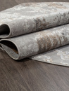 Российский овальный ковёр 00746B BEIGE / GREY