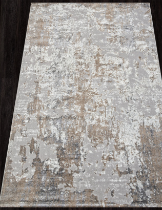 Российский прямоугольный ковёр 00746B BEIGE / GREY
