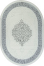 Российский овальный ковёр 00759B CREAM HB / GREY FDY