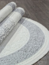 Российский овальный ковёр 00759B CREAM HB / GREY FDY