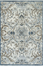 Российский прямоугольный ковёр 00765A D.BLUE FDY / CREAM HB