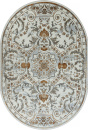 Российский овальный ковёр 00765A GOLD FDY / CREAM HB