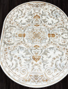 Российский овальный ковёр 00765A GOLD FDY / CREAM HB