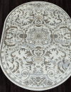 Российский овальный ковёр 00765A GREY FDY / CREAM HB