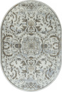 Российский овальный ковёр 00765A GREY FDY / CREAM HB