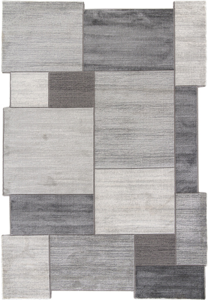 Российский прямоугольный ковёр 00834G GREY / GREY
