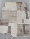 Российский прямоугольный ковёр 00838C GREY / BROWN