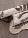 Российский прямоугольный ковёр 00840A BROWN / BROWN