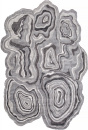 Российский прямоугольный ковёр 00841G GREY / GREY