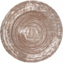 Российский круглый ковёр 00843A BROWN / BROWN