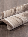 Российский круглый ковёр 00847A BROWN / BROWN