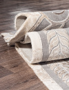 Российский прямоугольный ковёр 00856C GREY / BROWN