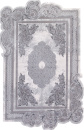 Российский прямоугольный ковёр 00856G GREY / GREY