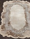 Российский прямоугольный ковёр 00857C GREY / BROWN
