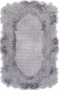 Российский прямоугольный ковёр 00857G GREY / GREY