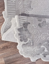 Российский прямоугольный ковёр 00857G GREY / GREY