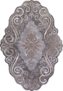 Российский прямоугольный ковёр 00858C GREY / BROWN