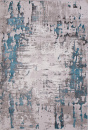 Российский прямоугольный ковёр 0101TA GREY / L.BLUE