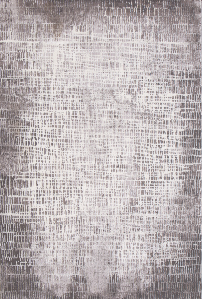 Российский прямоугольный ковёр 01606C C.POLY L.GREY / WHITE