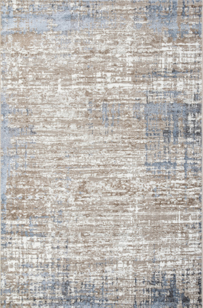Российский прямоугольный ковёр 01629A L.BLUE / BEIGE