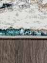 Российский прямоугольный ковёр 01632A GREY / TURQUOISE