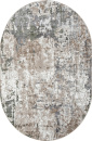 Российский овальный ковёр 01632A L.GREEN / BEIGE