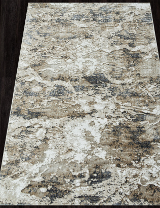 Российский прямоугольный ковёр 02463A BEIGE / BEIGE