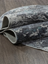 Российский овальный ковёр 02463H BLUE / GREY