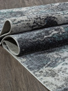 Российский прямоугольный ковёр 02463H BLUE / GREY